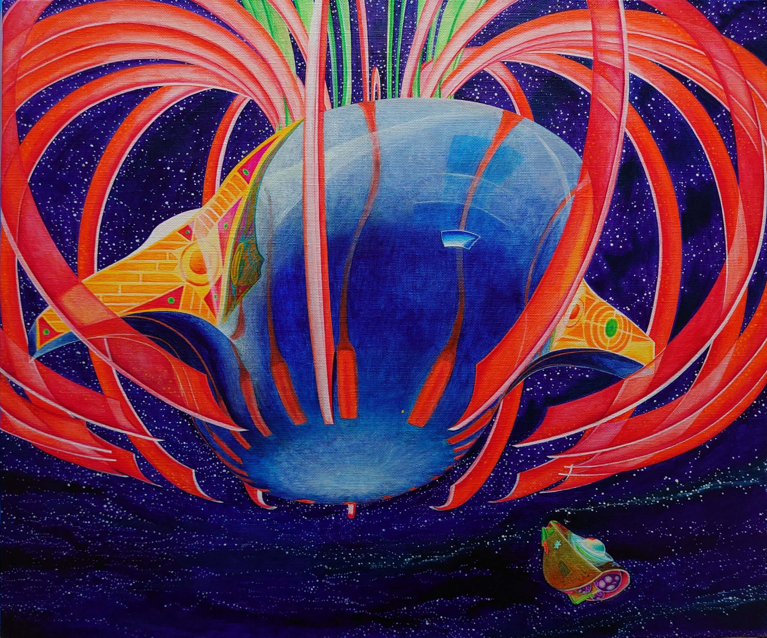 ダークマター除去システム搭載宇宙船＝大いなる種族(大天使)の遺跡